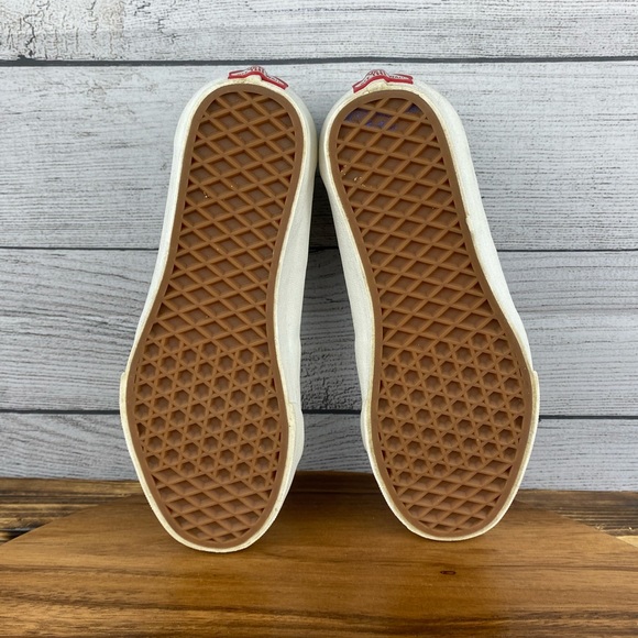 Vans Sk8 Hi Tapered Denim Destroy Winter Sky Sneaker Women’s Shoe Size 6.5 - Picture 10 of 11